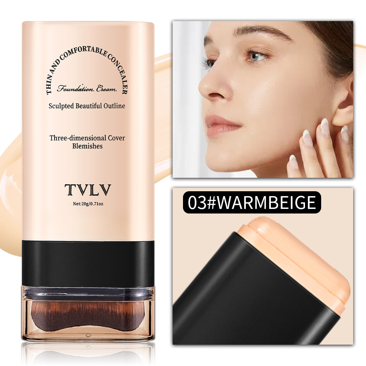 TVLV Eraser Stick Foundation – Concealer & Skin Brightening
