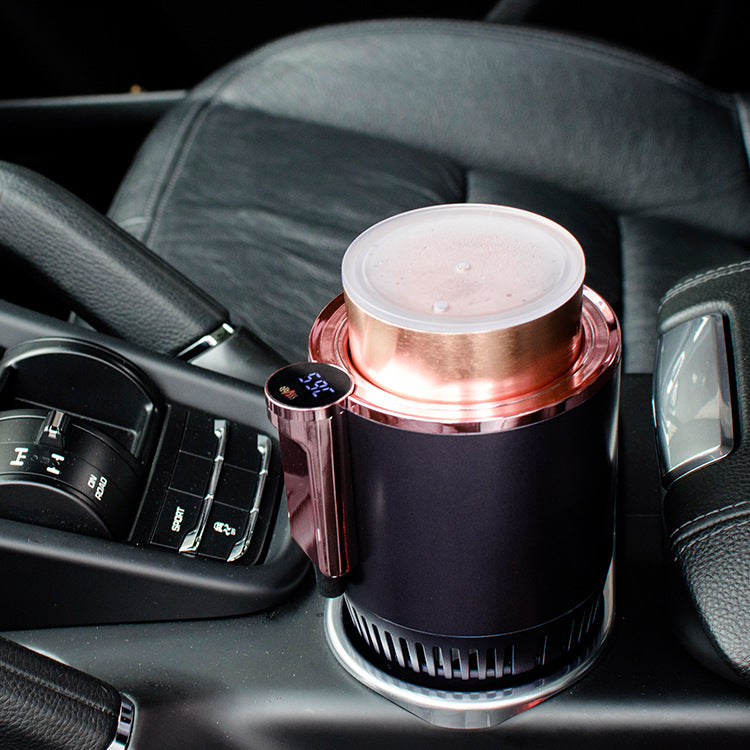 Smart Car Cup Warmer & Cooler – 12V Digital Temperature Display
