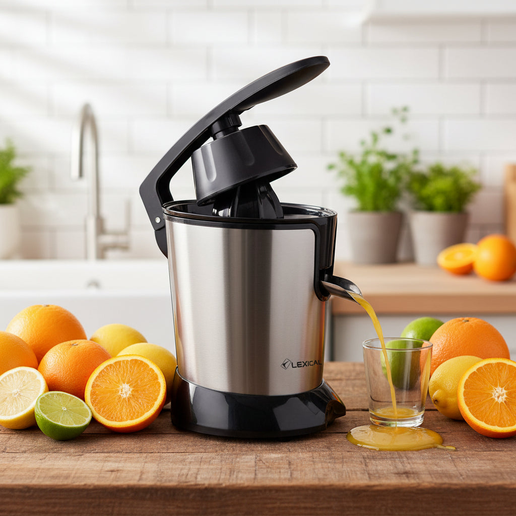 Electric Slow Juicer – Lemon & Orange Juice Extractor Machine