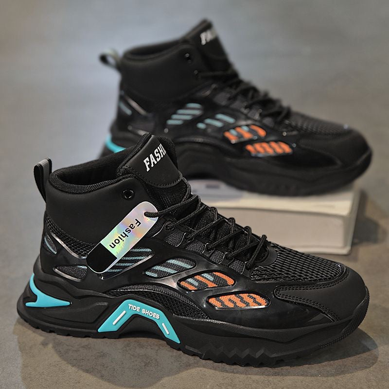 Men's High-Top Casual Sports Shoes – Trendy Sneakers