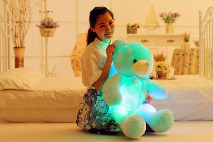 LED Teddy Bear – Glowing Plush Toy with 7 Color Lights | Perfect Gift for Kids