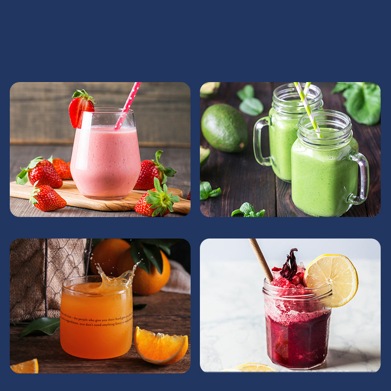 Portable Blender 6-Blade – USB Rechargeable Mini Juicer