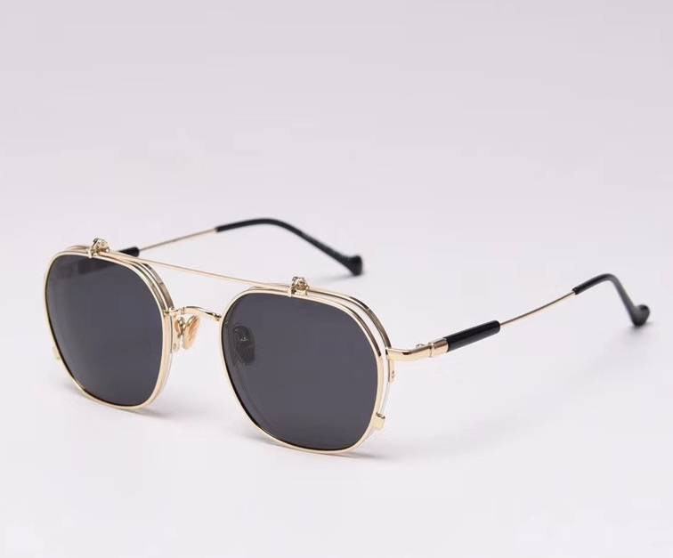 Retro Polarized Flip Fashionable Eye Protection Sunglasses