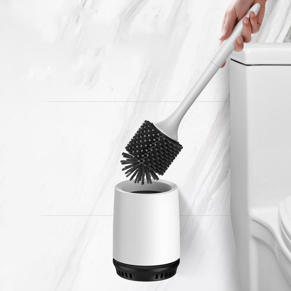 Non-Stick Soft Plastic Toilet Brush – Easy Clean Bathroom Tool
