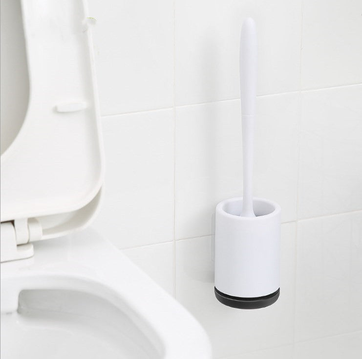 Non-Stick Soft Plastic Toilet Brush – Easy Clean Bathroom Tool