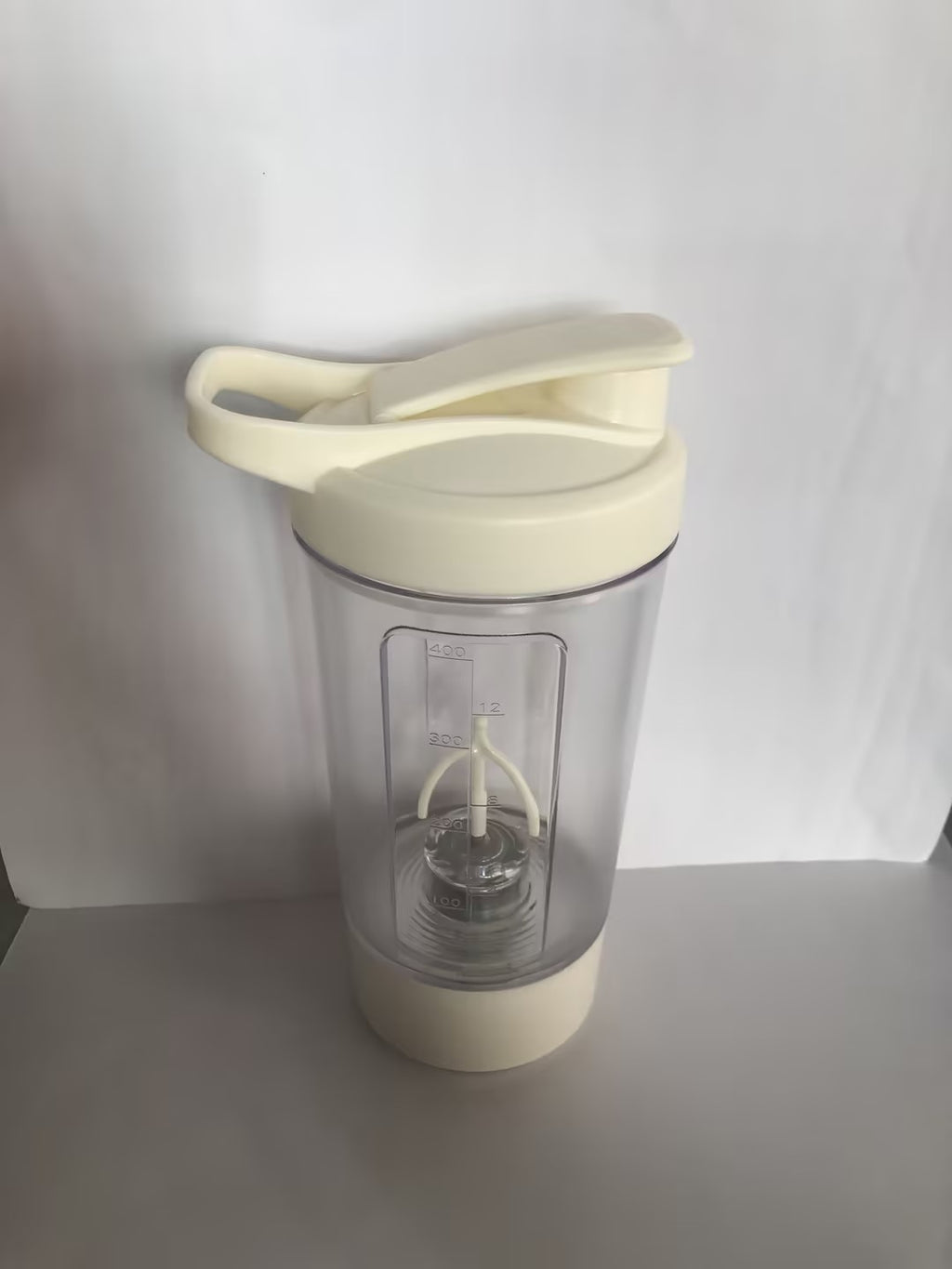 Electric Protein Shaker Bottle – 400ml Auto-Mixing Cup