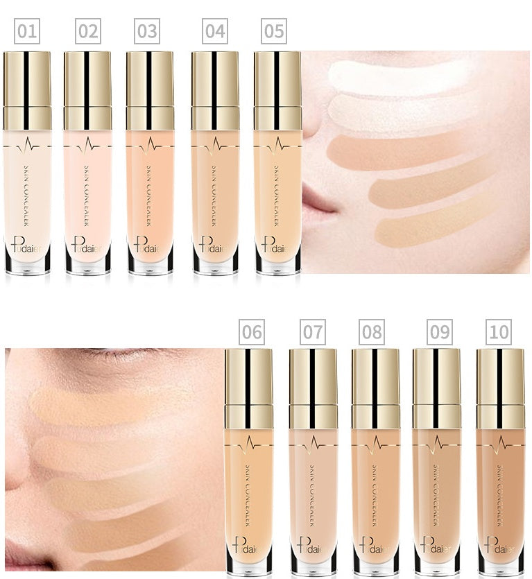 PUDAIER Liquid Concealer – Full Coverage Foundation & Highlighter, 22 Shades