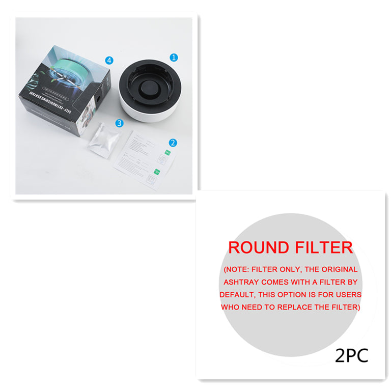 Smart Ashtray with Built-In Air Purifier – Eliminates Smoke & Odors Instantly