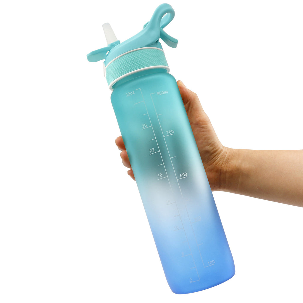 Sports Water Bottle with Straw – 1000ml