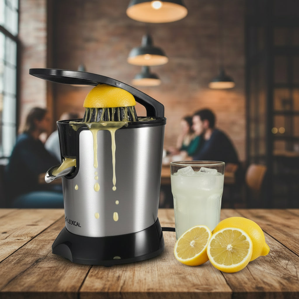 Electric Slow Juicer – Lemon & Orange Juice Extractor Machine