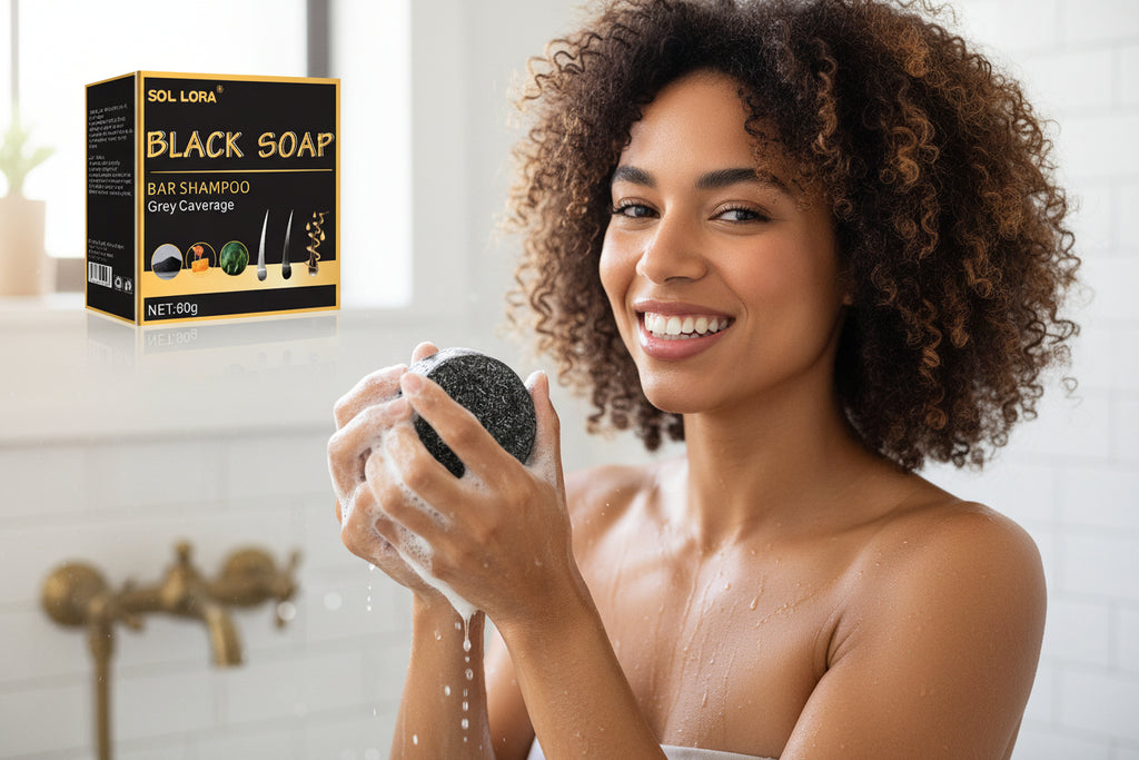 Nourishing Hair Growth Shampoo Bar – Natural Formula for Thick Hair