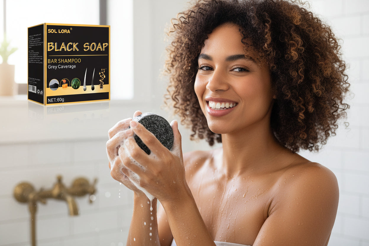 Nourishing Hair Growth Shampoo Bar – Natural Formula for Thick Hair