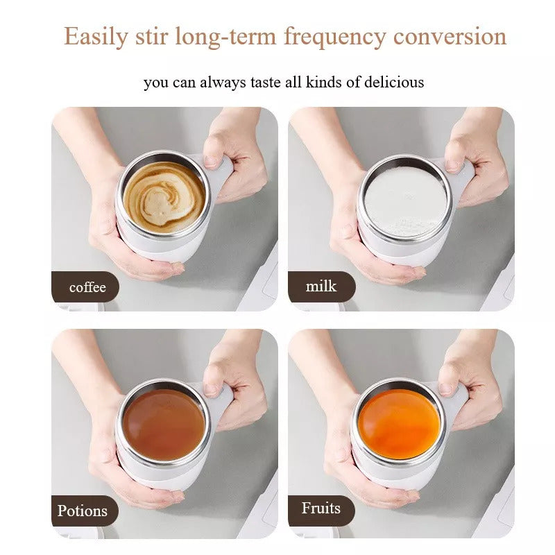 Automatic Stirring Coffee Mug – Electric Self-Mixing Cup with USB Charging