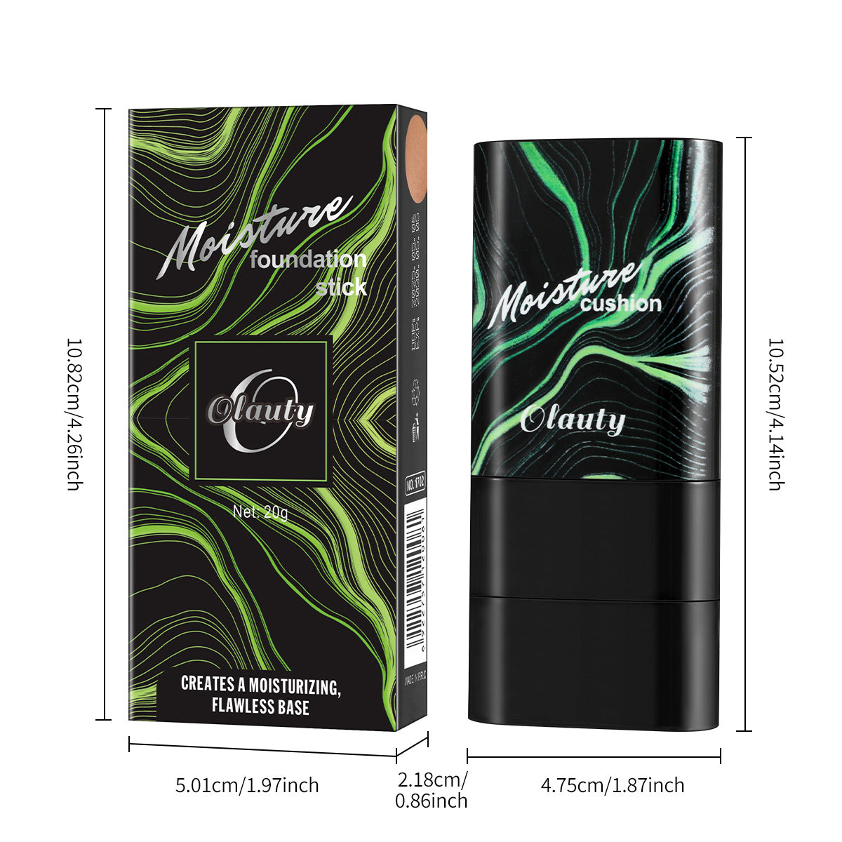 2-in-1 Waterproof Concealer Stick & Makeup Brush