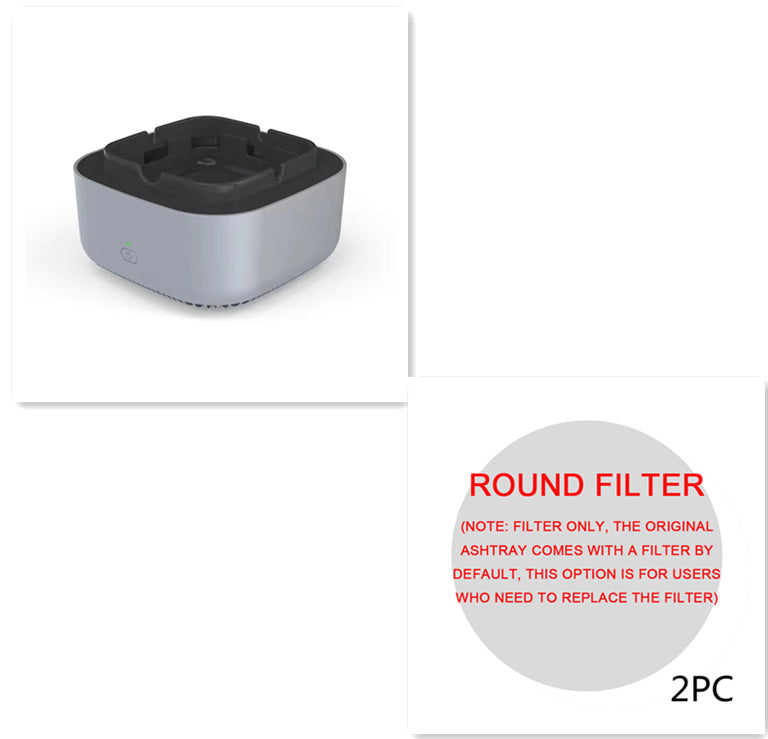 Smart Ashtray with Built-In Air Purifier – Eliminates Smoke & Odors Instantly