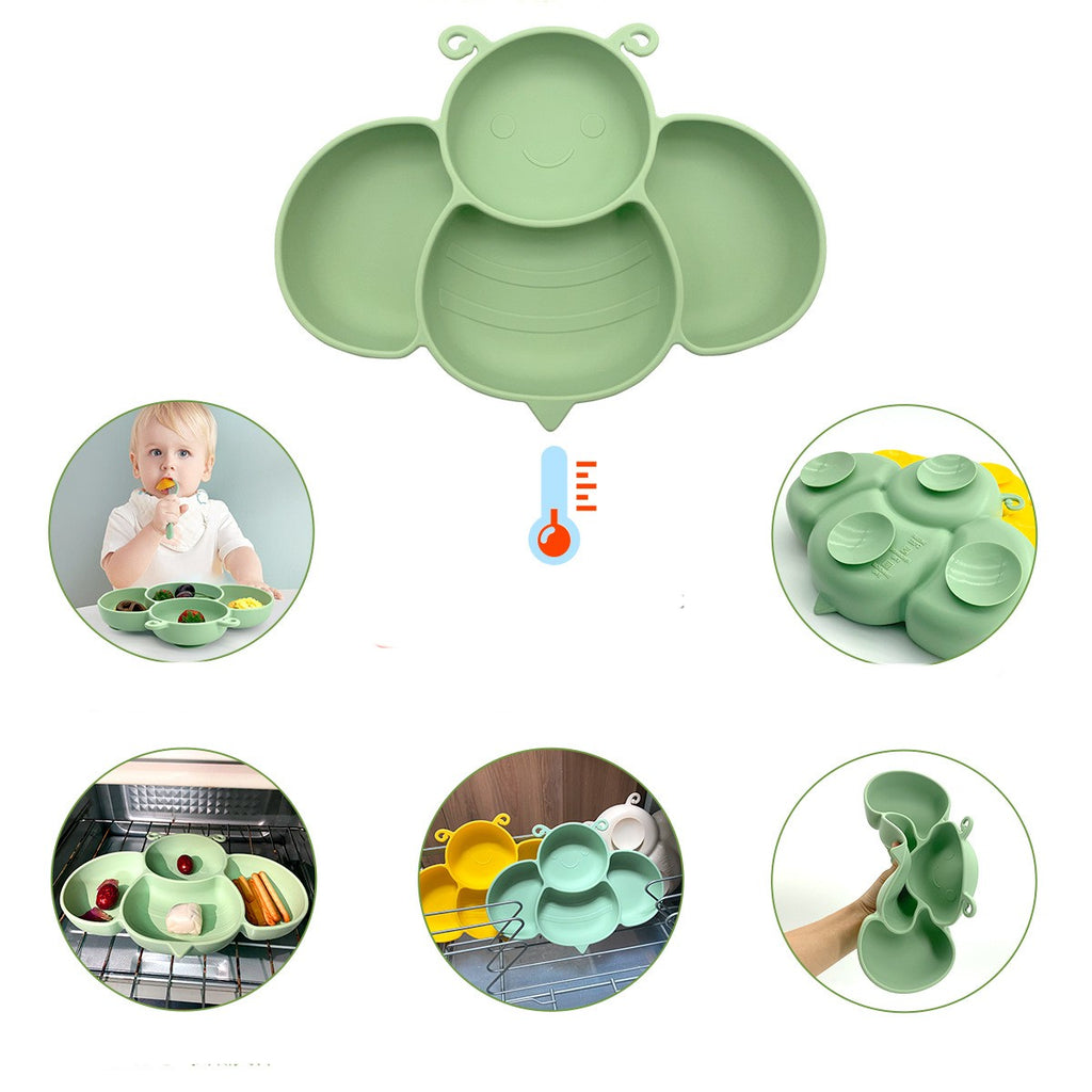 Silicone Baby Tableware Eat Learning