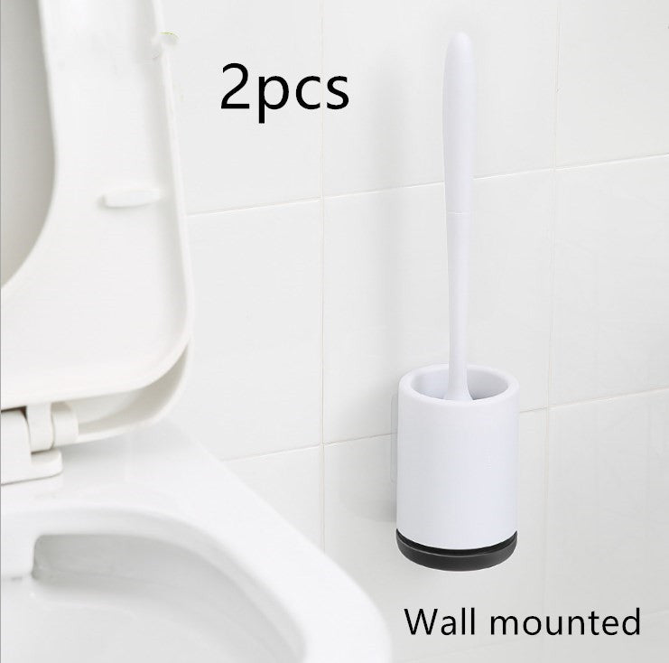 Non-Stick Soft Plastic Toilet Brush – Easy Clean Bathroom Tool