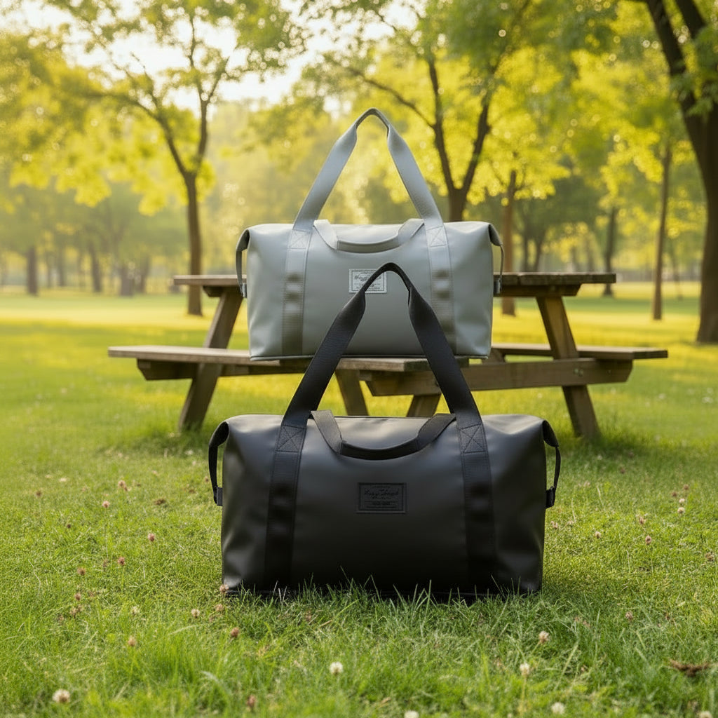 Women's Gym Bag – Large Waterproof Duffel with Shoe Compartment & Wet Pocket