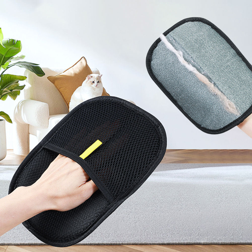 Pet Hair Remover Glove for Dogs & Cats – Deshedding Brush