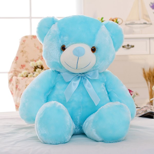 LED Teddy Bear – Glowing Plush Toy with 7 Color Lights | Perfect Gift for Kids