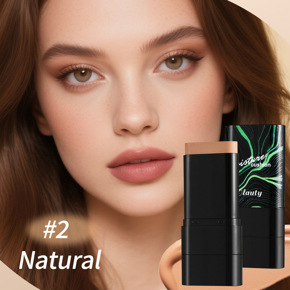 2-in-1 Waterproof Concealer Stick & Makeup Brush