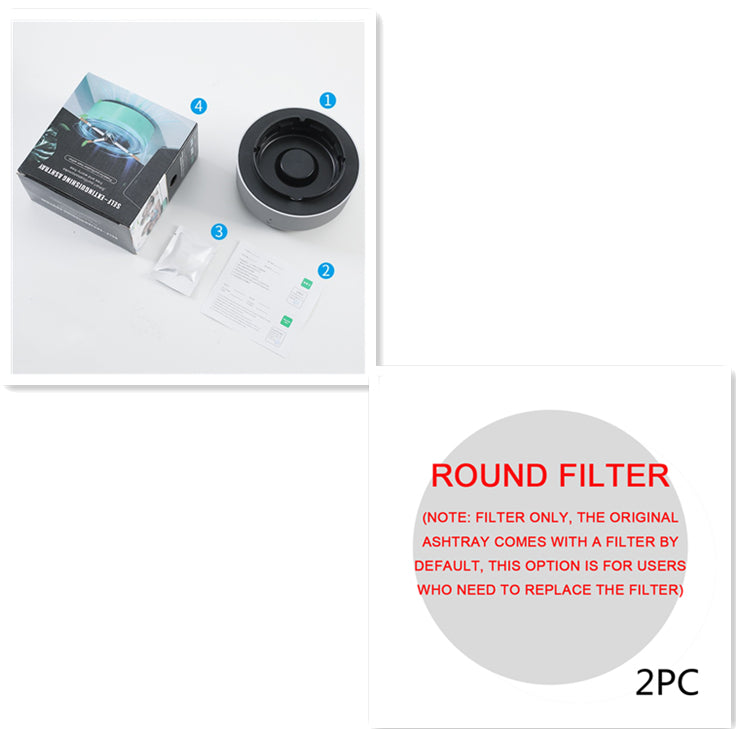 Smart Ashtray with Built-In Air Purifier – Eliminates Smoke & Odors Instantly