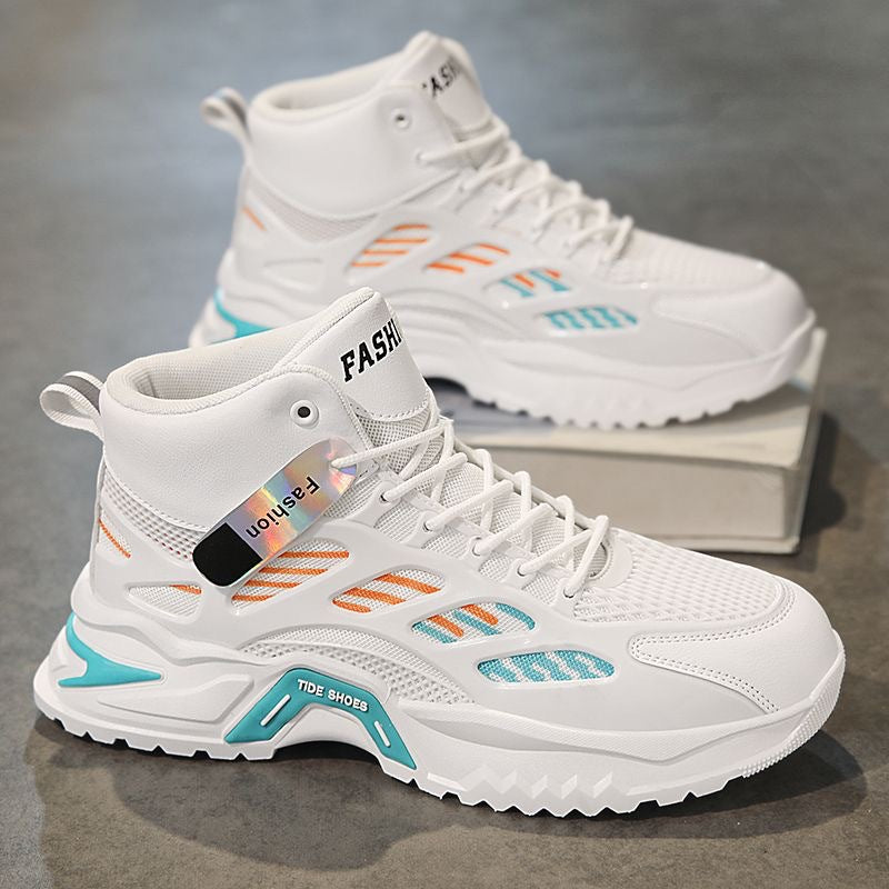 Men's High-Top Casual Sports Shoes – Trendy Sneakers