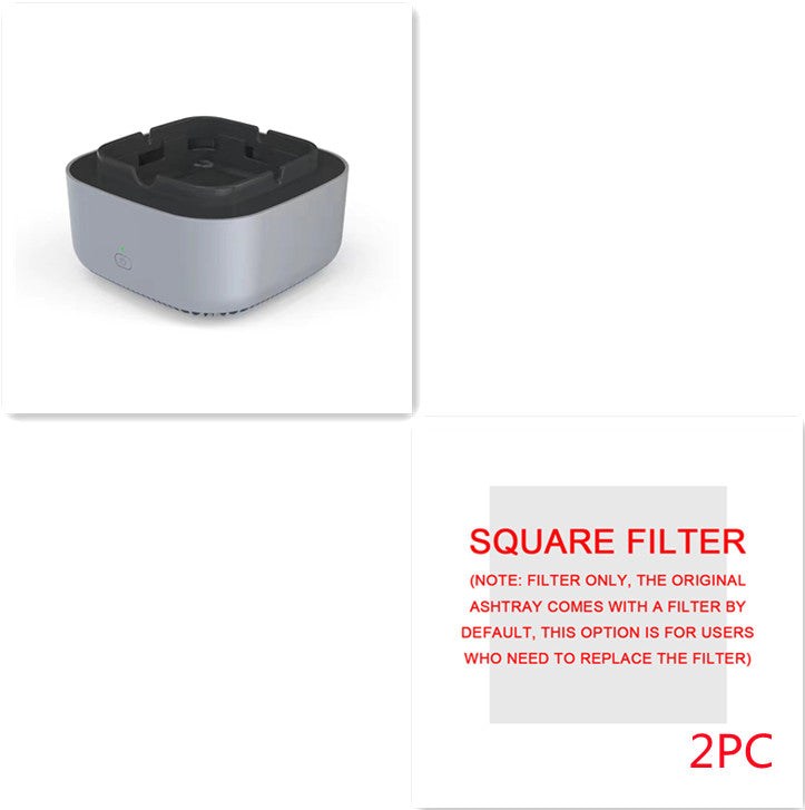 Smart Ashtray with Built-In Air Purifier – Eliminates Smoke & Odors Instantly
