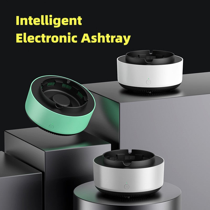Smart Ashtray with Built-In Air Purifier – Eliminates Smoke & Odors Instantly