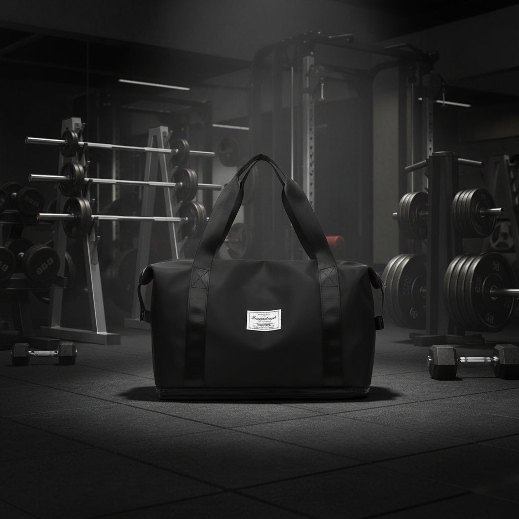 Women's Gym Bag – Large Waterproof Duffel with Shoe Compartment & Wet Pocket