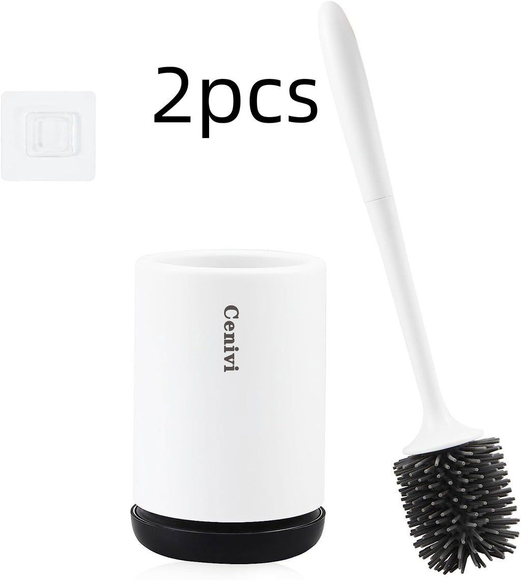 Non-Stick Soft Plastic Toilet Brush – Easy Clean Bathroom Tool