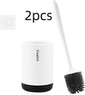 Non-Stick Soft Plastic Toilet Brush – Easy Clean Bathroom Tool