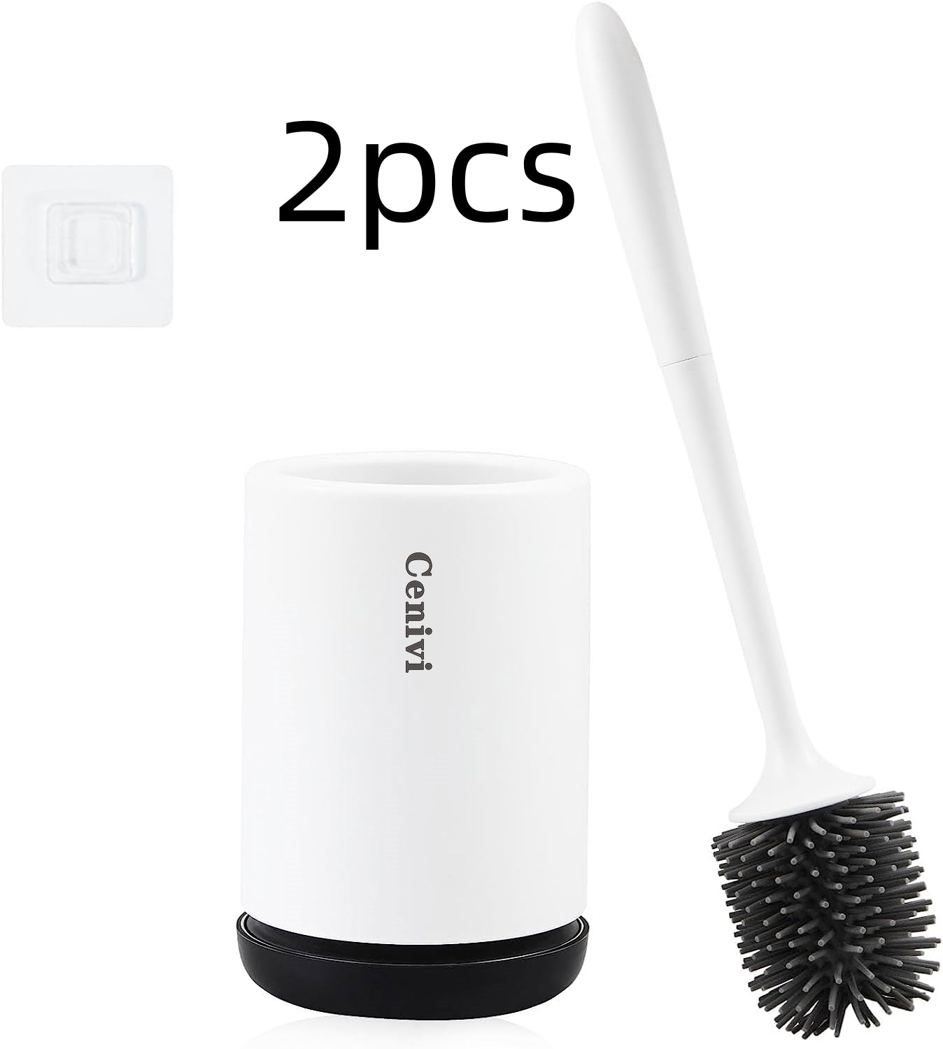 Non-Stick Soft Plastic Toilet Brush – Easy Clean Bathroom Tool