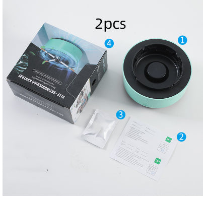 Smart Ashtray with Built-In Air Purifier – Eliminates Smoke & Odors Instantly