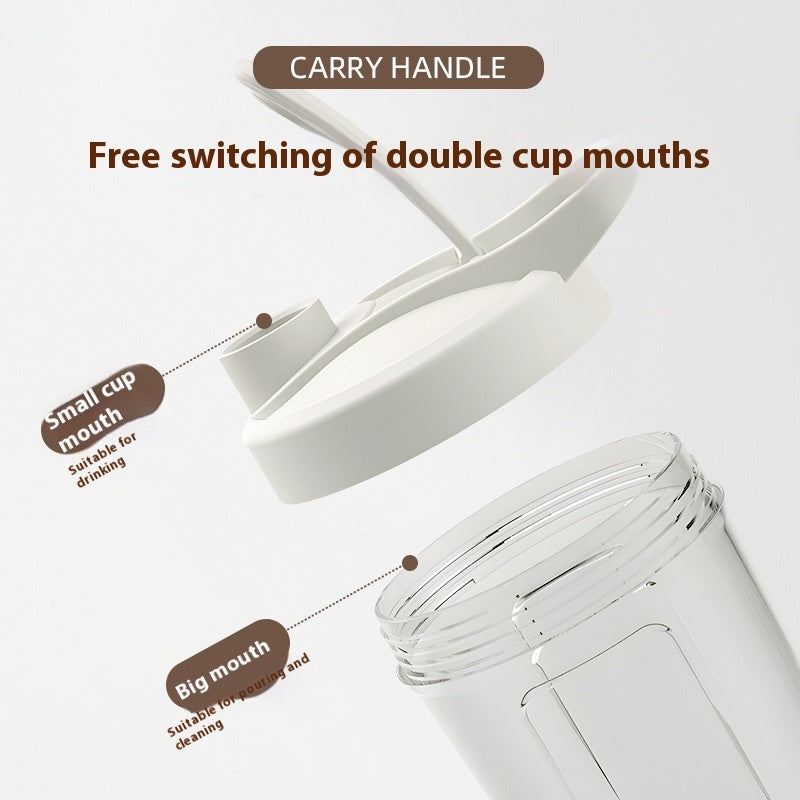 Electric Protein Shaker Bottle – 400ml Auto-Mixing Cup