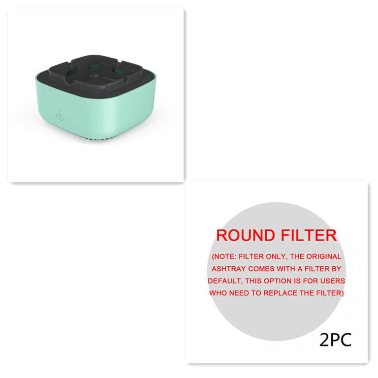 Smart Ashtray with Built-In Air Purifier – Eliminates Smoke & Odors Instantly