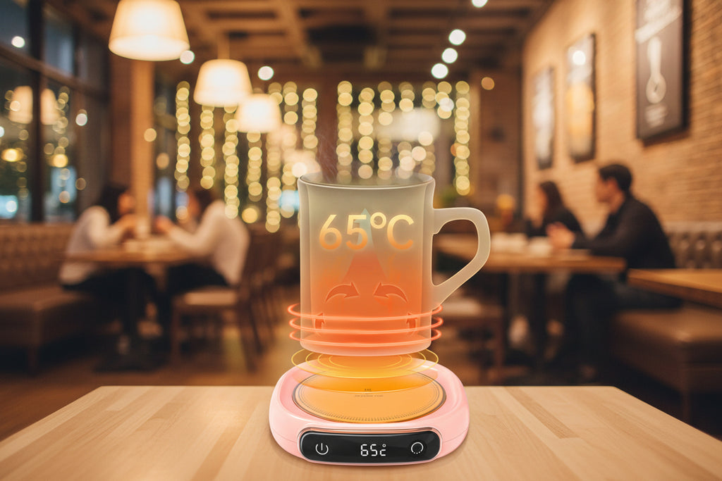 Smart Coffee Mug Warmer – Desktop Heating Coaster