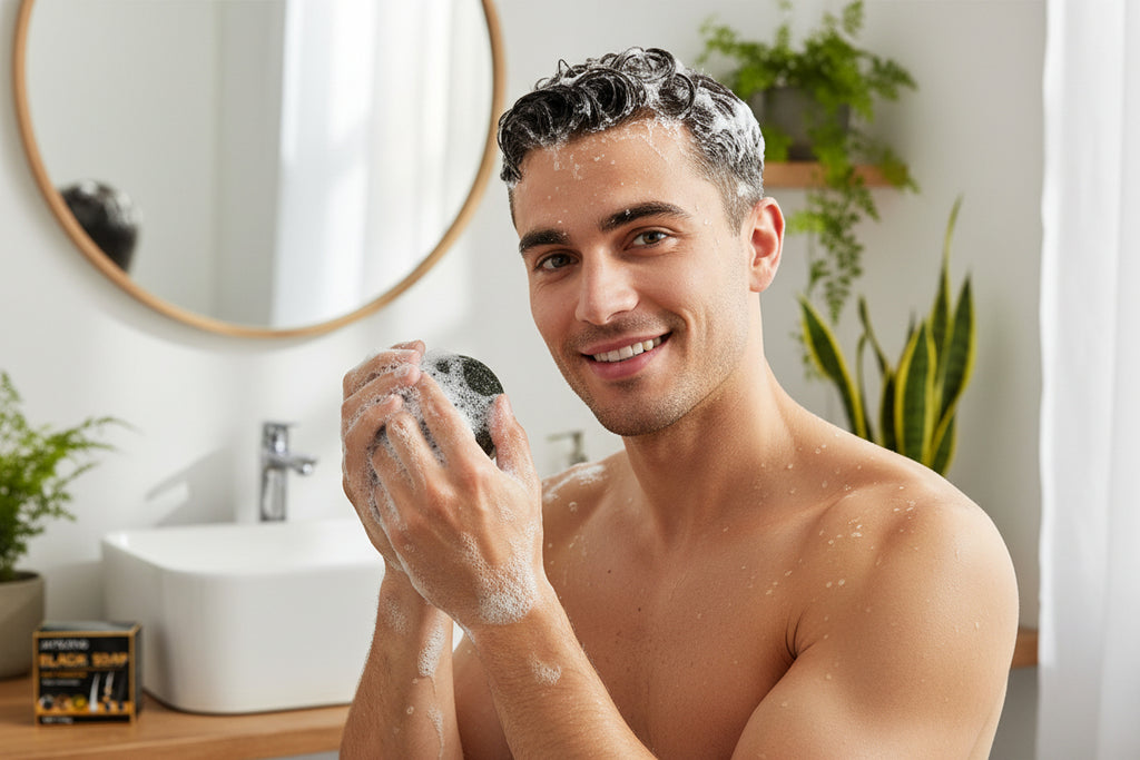 Nourishing Hair Growth Shampoo Bar – Natural Formula for Thick Hair