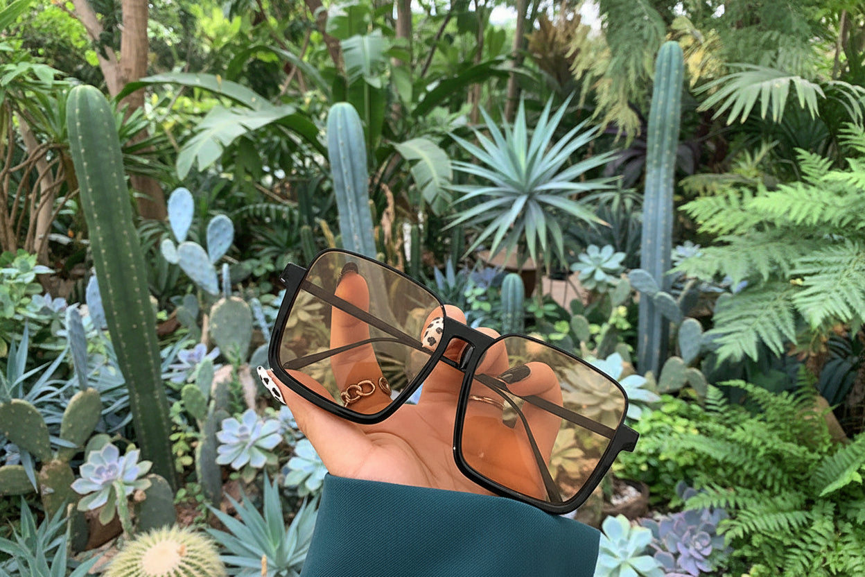Retro Square Sunglasses – Trendy UV Protection Shades