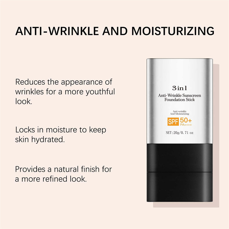 3-in-1 Foundation Stick – Moisturizing Light Coverage
