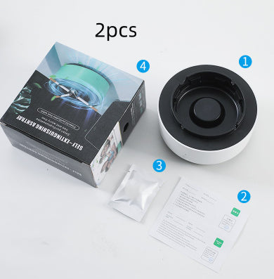 Smart Ashtray with Built-In Air Purifier – Eliminates Smoke & Odors Instantly