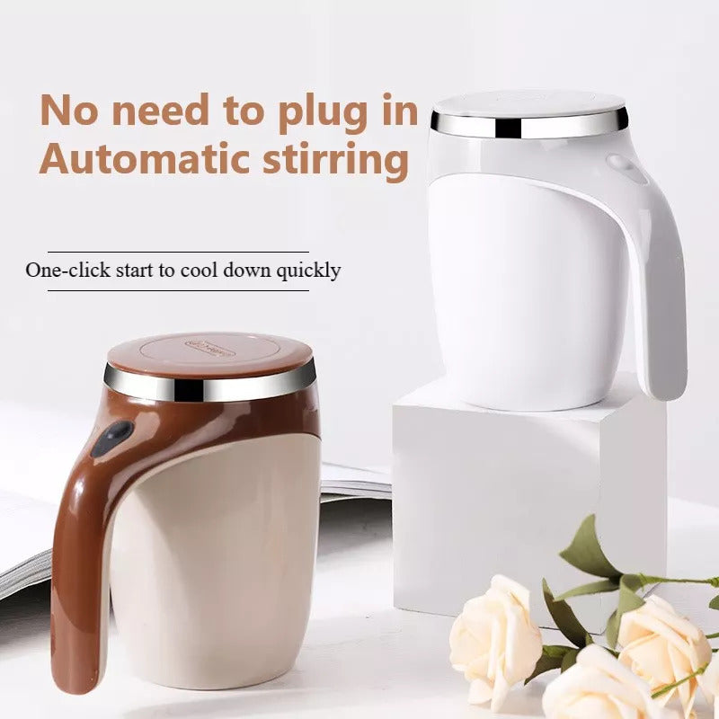 Automatic Stirring Coffee Mug – Electric Self-Mixing Cup with USB Charging