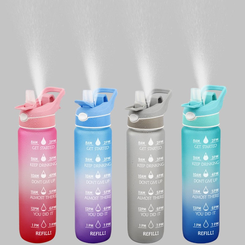 Sports Water Bottle with Straw – 1000ml