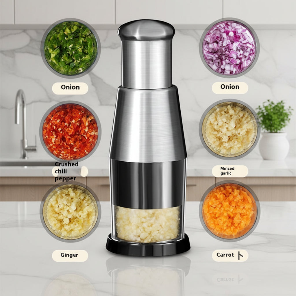 Garlic Crusher Onion Chopper Multipeler Vegetables Chopper Manual Garlic Press Machine Garlic Squeezer Kitchen Gadget