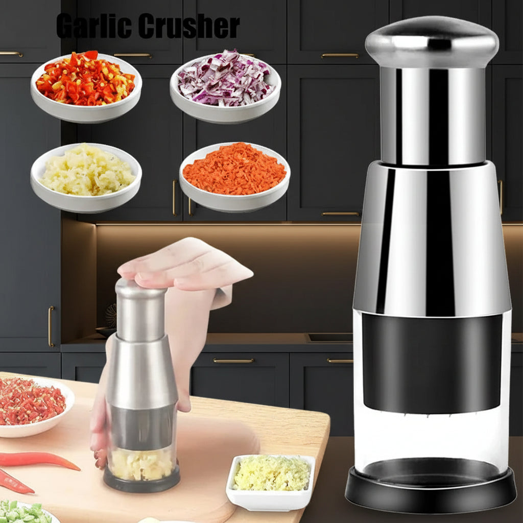 Garlic Crusher Onion Chopper Multipeler Vegetables Chopper Manual Garlic Press Machine Garlic Squeezer Kitchen Gadget