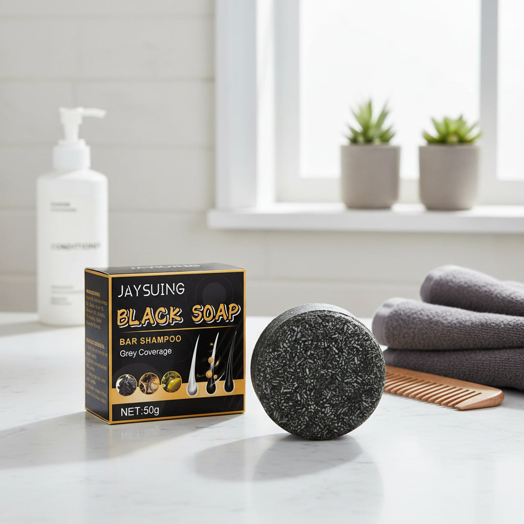 Nourishing Hair Growth Shampoo Bar – Natural Formula for Thick Hair