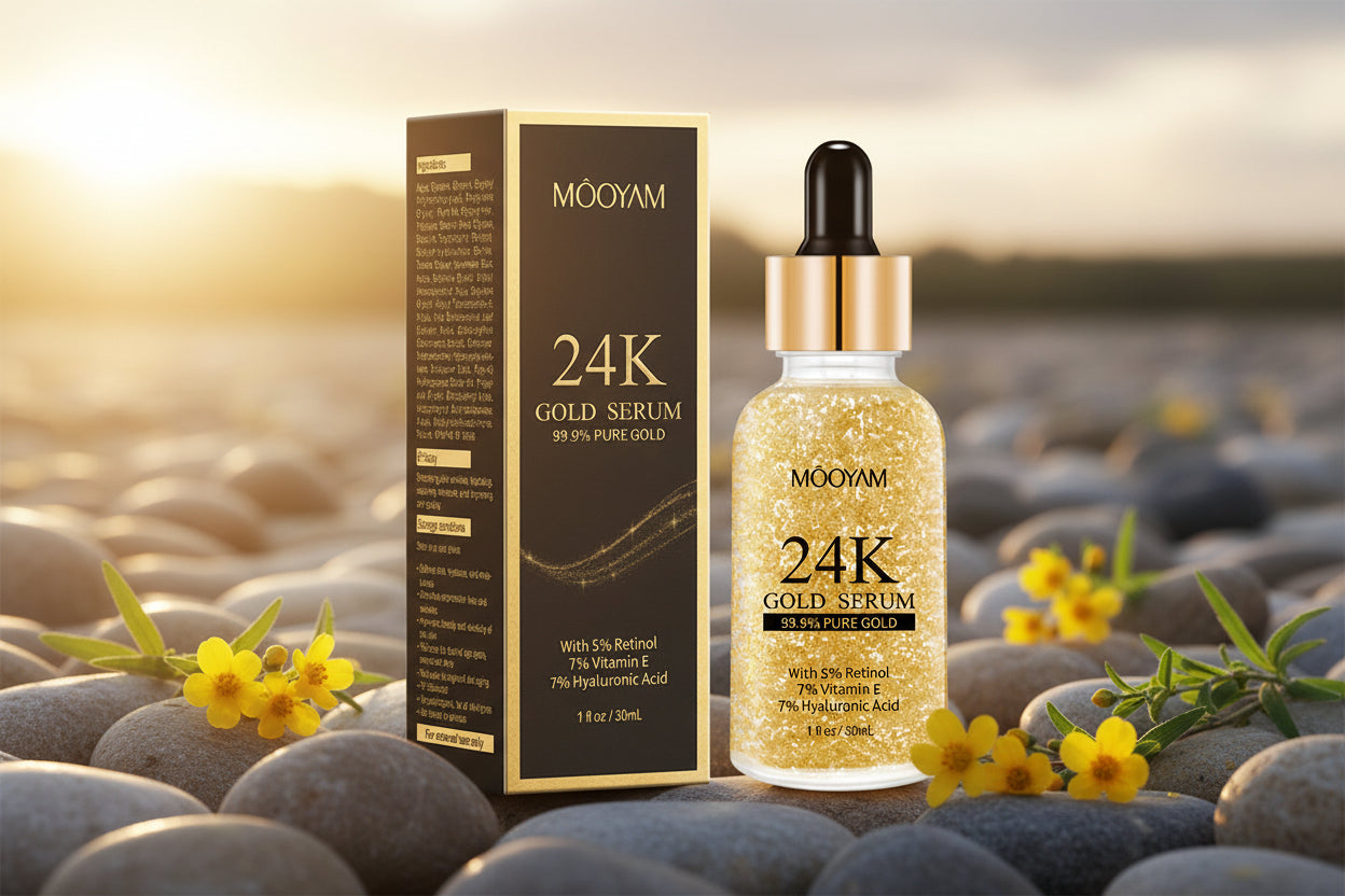 24K Gold Foil30mL Vitamin E Retinol Anti-wrinkle The Lifting Face Serum